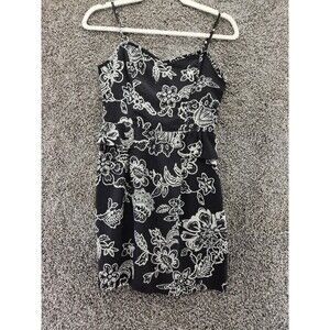 American Eagle Outfitters Size 0  Black Floral Sun Dress